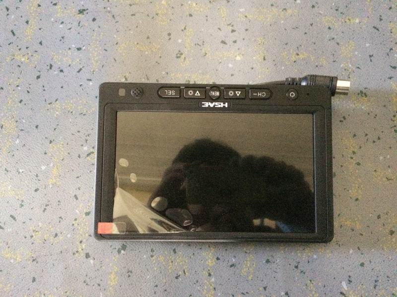 Reverse monitoring monitor 7-inch LCD (can connect to 3 probes)