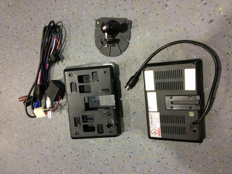 Reverse monitor, color, 7 inch, bracket type-1