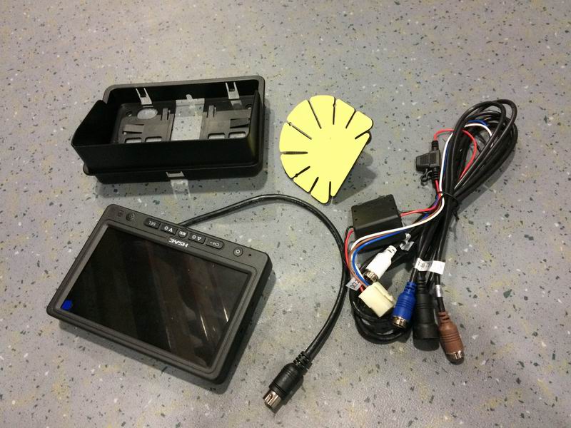 Reverse monitor, color, 7 inch, bracket type-2