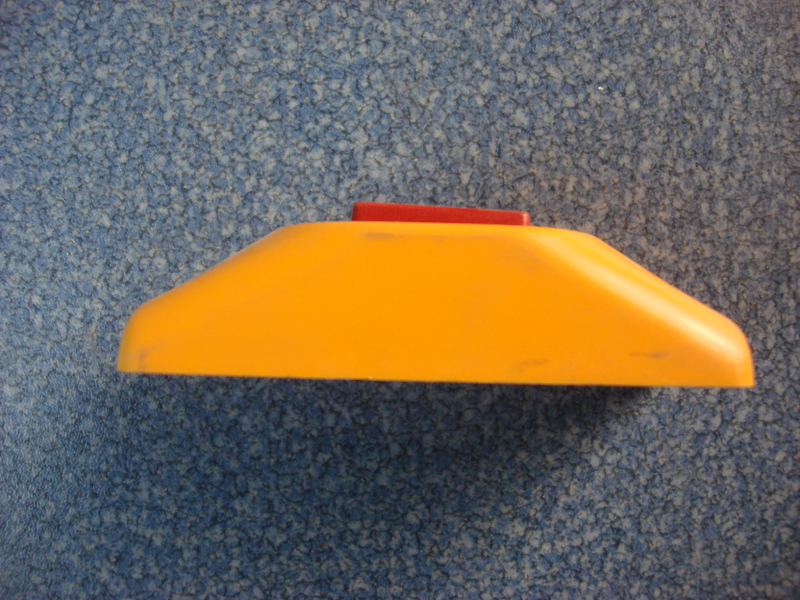 Get off bell button Yellow flat shell Red button-2