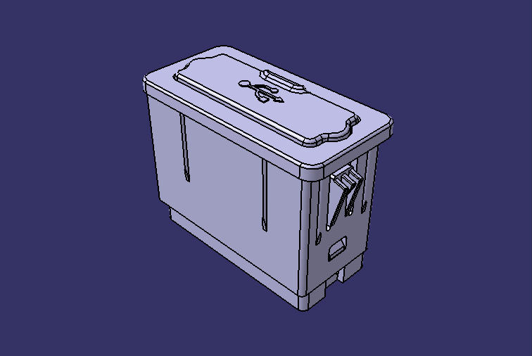 USB cable harness, instrument panel, single port, 5V, 1.5A