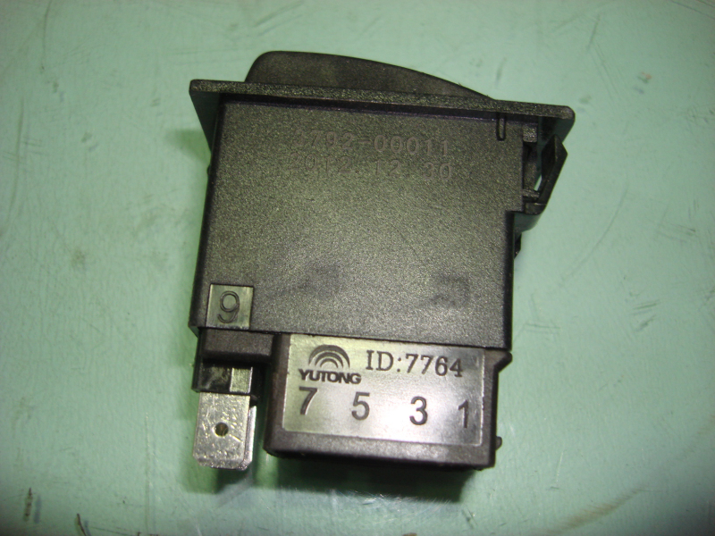 Steering rocker switch, JK982-307A, green-1