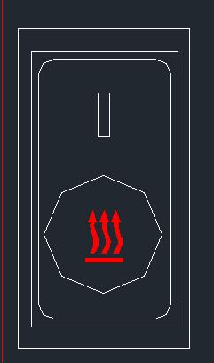 Plumbing rocker switch JK966-YT411W-1