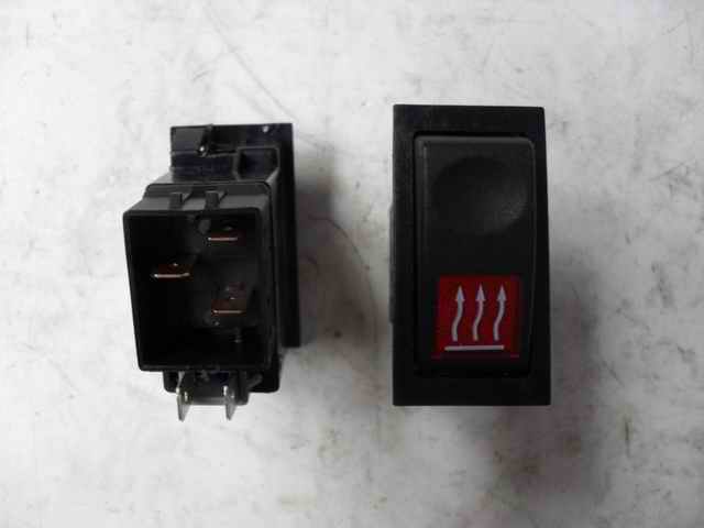 Plumbing rocker switch, JK982-210A, red-1