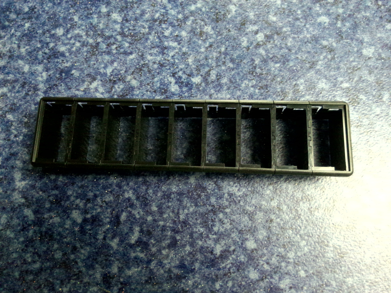 Rocker switch connected frame, nine-frame