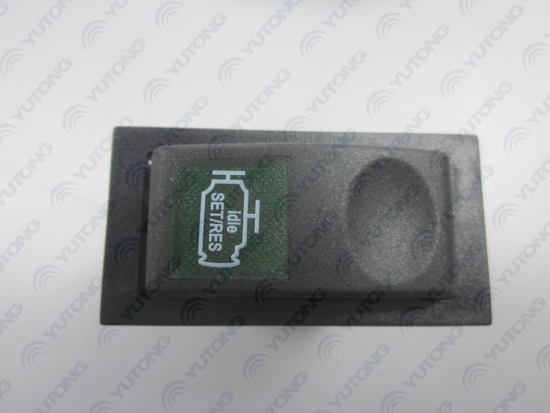 Idle speed fine-tuning enable rocker switch, JK982-057A, green-1