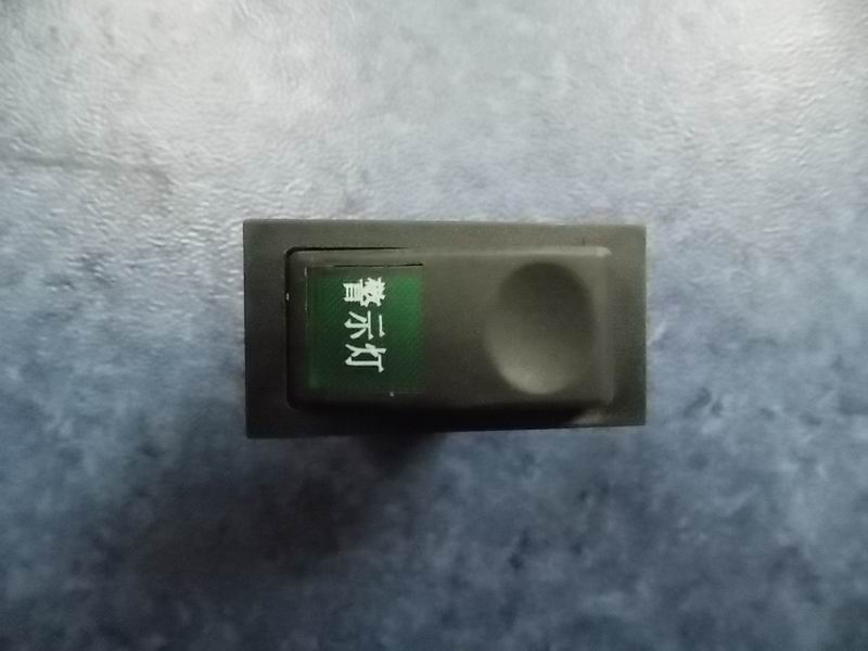 Warning light rocker switch, JK982-189A, green