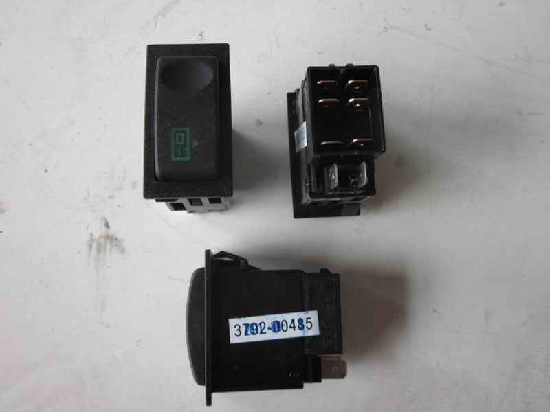 Passenger front door rocker switch, JK982-057A, green