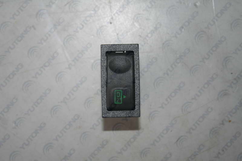 Passenger door rear door rocker switch, JK982-057A, green