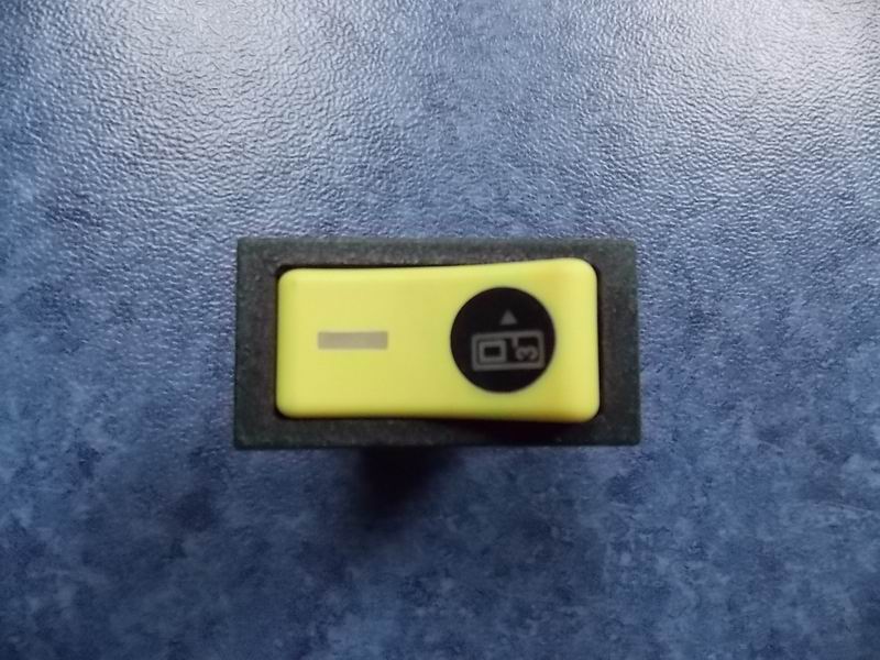Rear door rocker switch 966-YT303W2 deep yellow-2