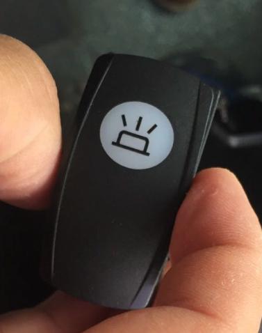 Driver's light rocker switch JK969-189A-1
