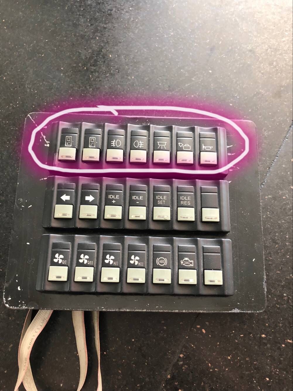 D Rocker switch module 111365