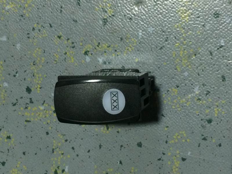 Electronic street sign rocker switch JK969-YT189