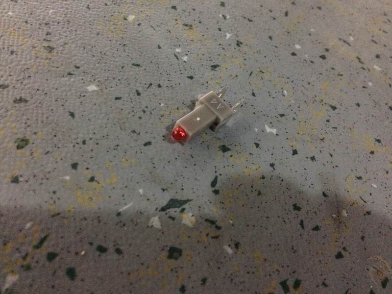 Red LED lights, for rocker switches