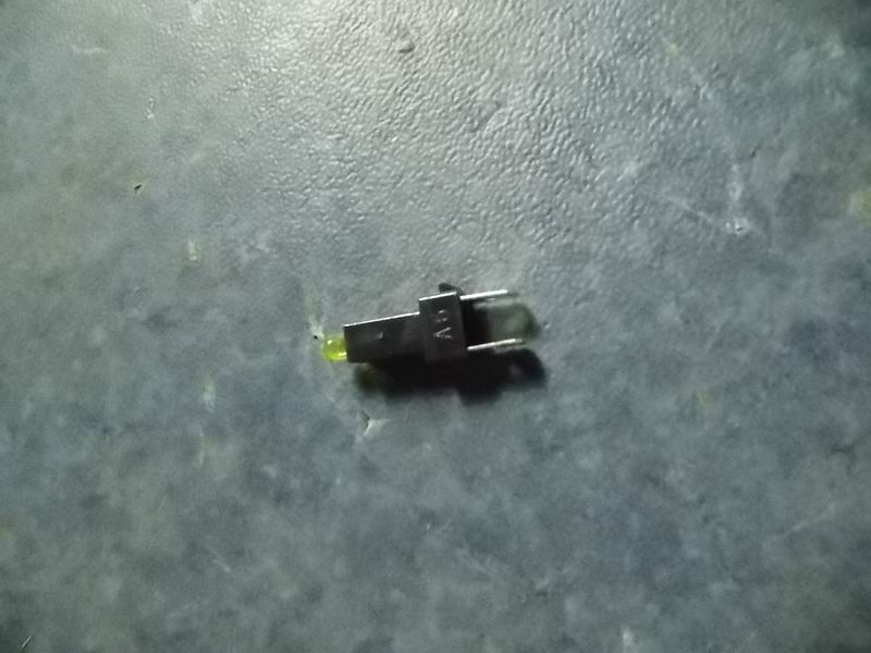 Yellow LED lights, for rocker switches