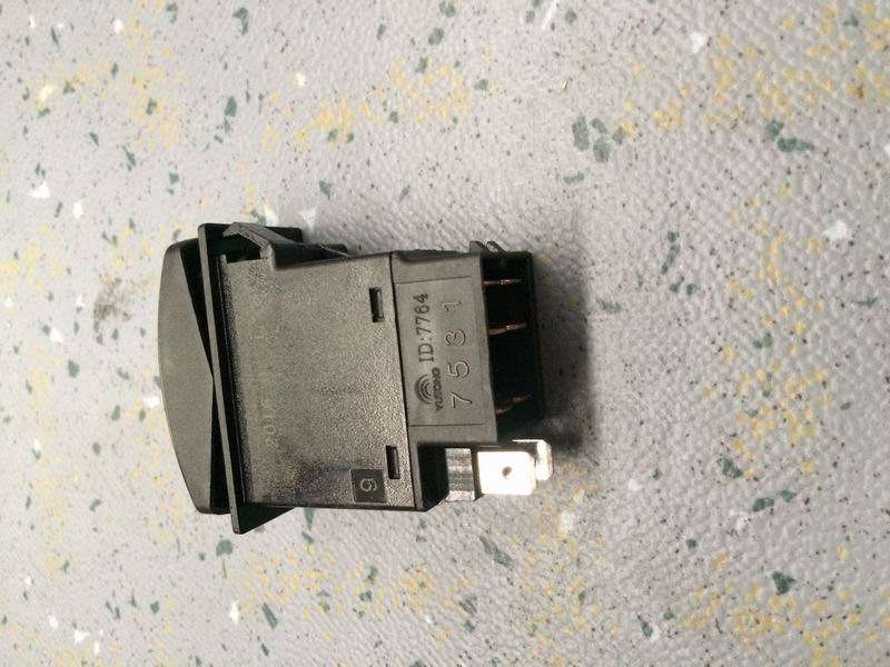 ECAS lifting rocker switch JK969-057A French car