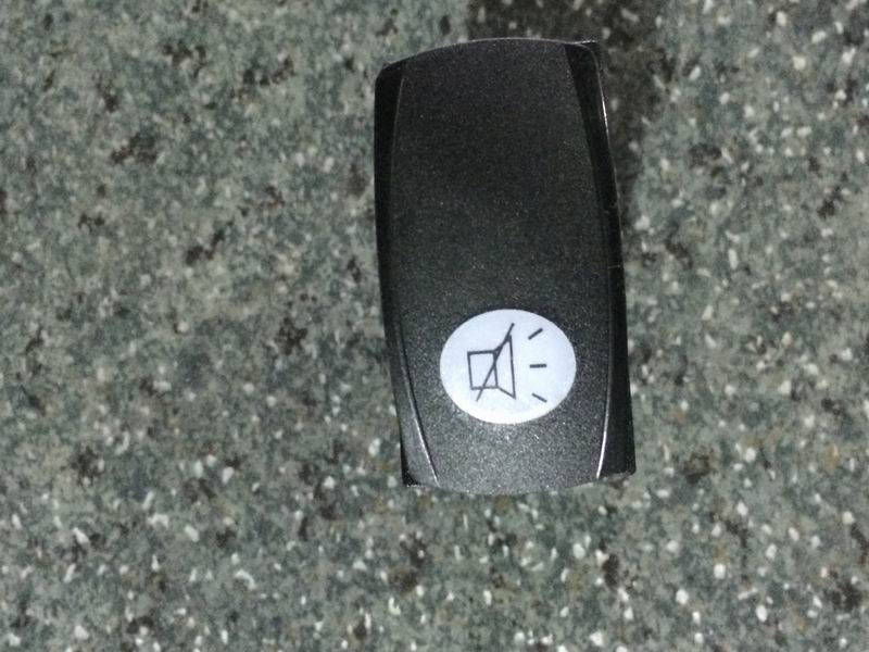Alarm release rocker switch JK969-107A