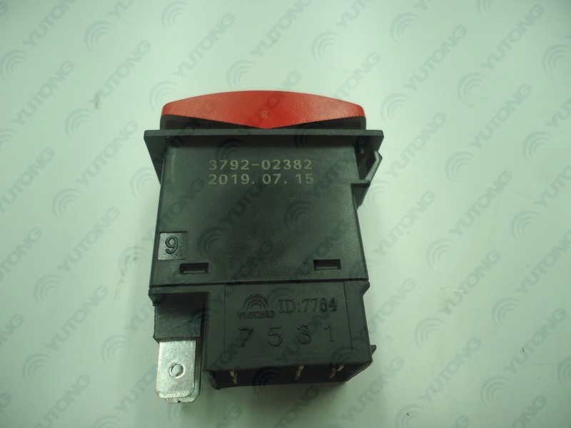 Front door rocker switch, JK969-057A, green, red