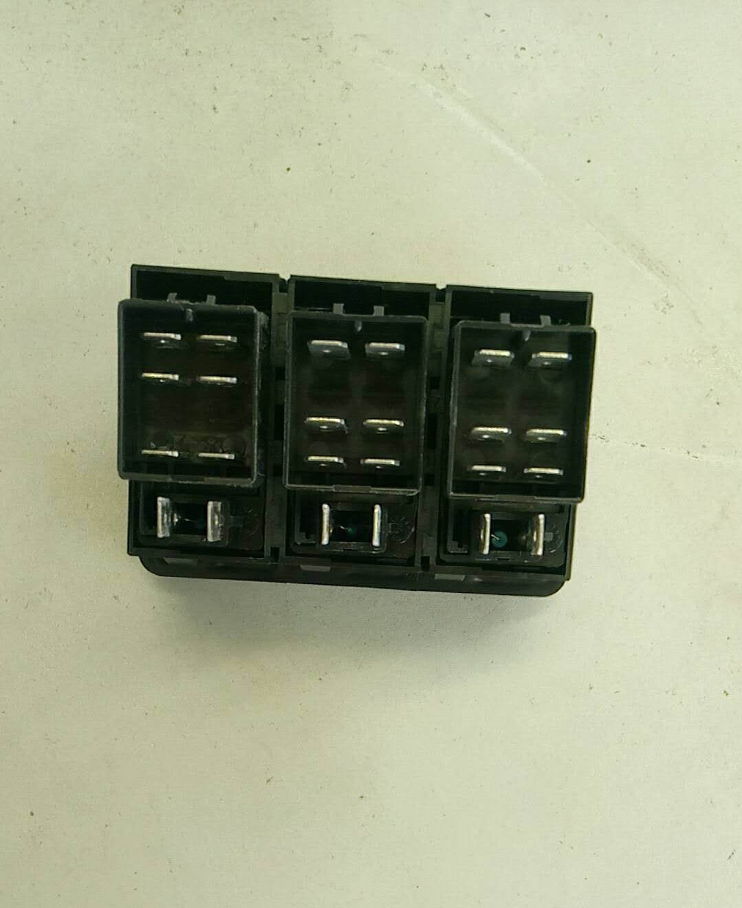 Rocker switch; upper triple connection; 3797-00534-1