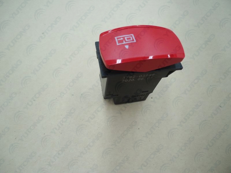 Front door rocker switch, JK969-057A, green, red-1