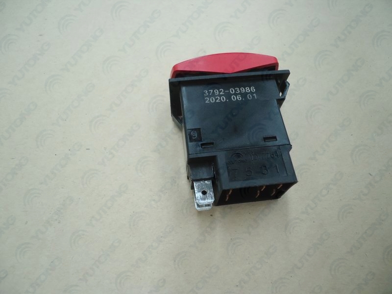 Front door rocker switch, JK969-057A, green, red