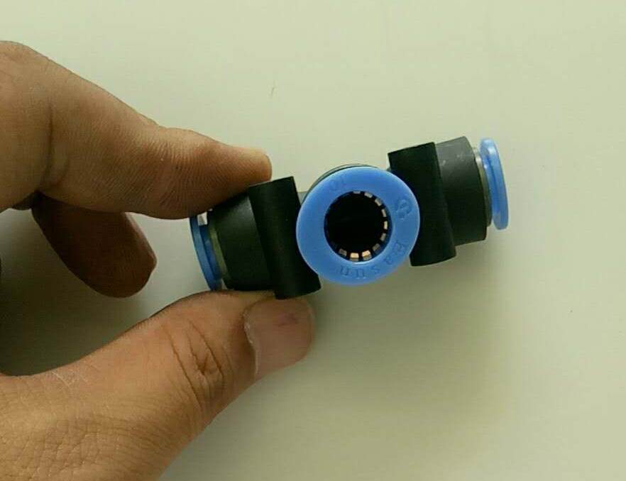 Пневматический быстросъемный разъем, Y-образный трехходовой трансформатор диаметра, PW 10-8-1