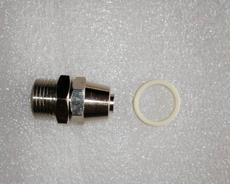 Pneumatic lock female connector, direct terminal, JSM-Z8-03-3
