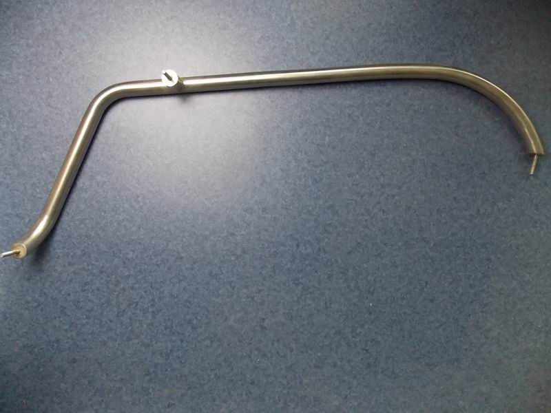 D Stainless steel instrument panel handrail