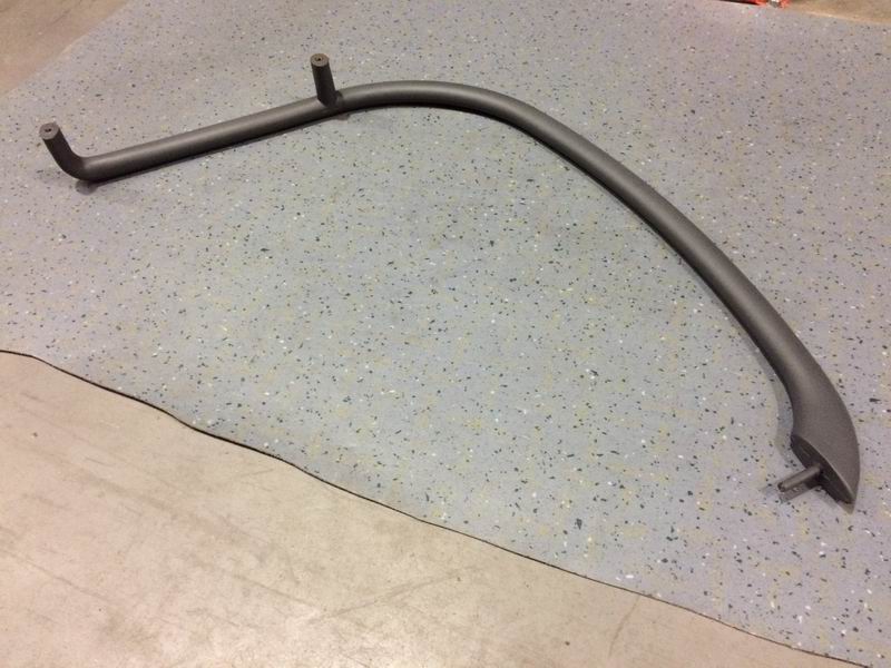 Dashboard handrail, 6100H, gray, softened