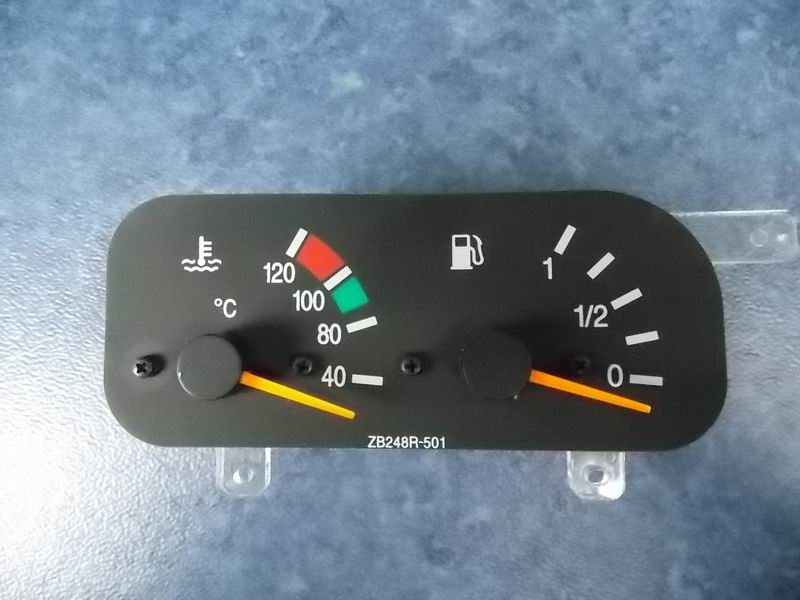 Temperature fuel meter