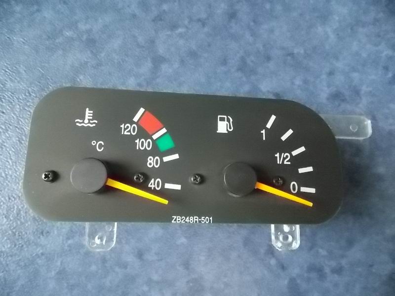 Temperature fuel meter