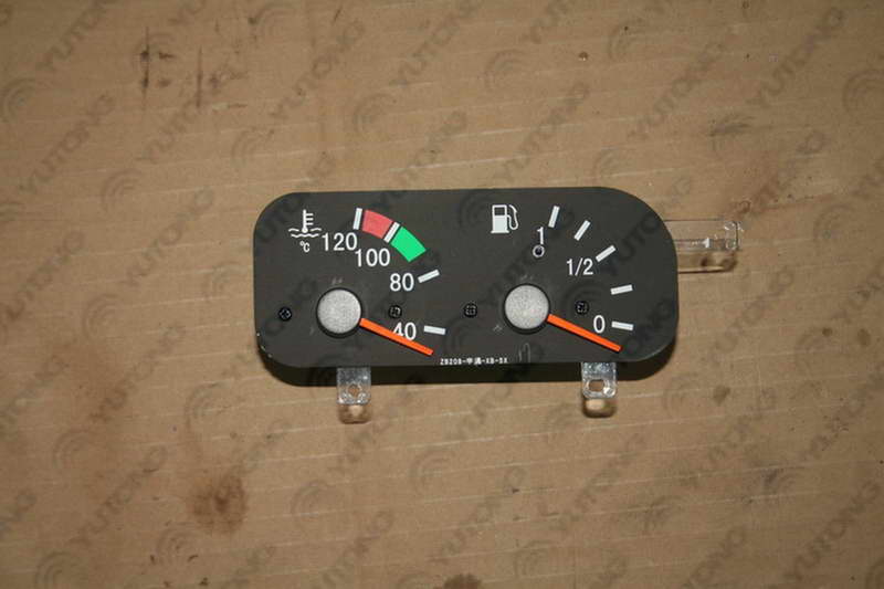 Water temperature/fuel meter
