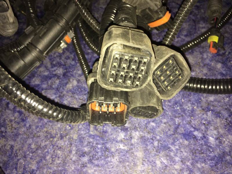 Engine ECU wiring harness; connect ECU to vehicle wiring harness-1