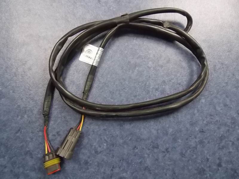 Chassis functional wiring harness, AMP three-hole 2000mm, general additional wire