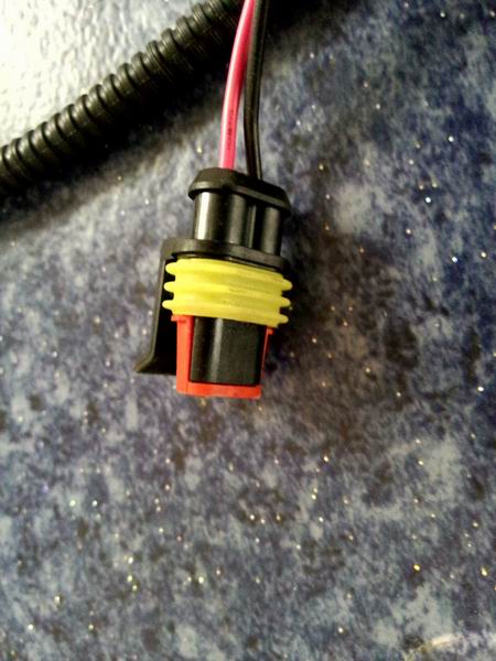 Universal additional cable AMP two holes 2600mm-2