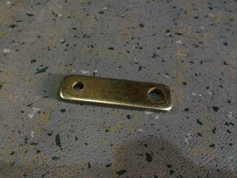Pipeline bracket Straight plate type Length 70