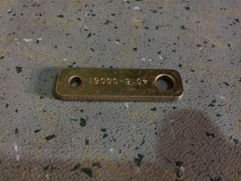Pipeline bracket Straight plate type Length 70-1