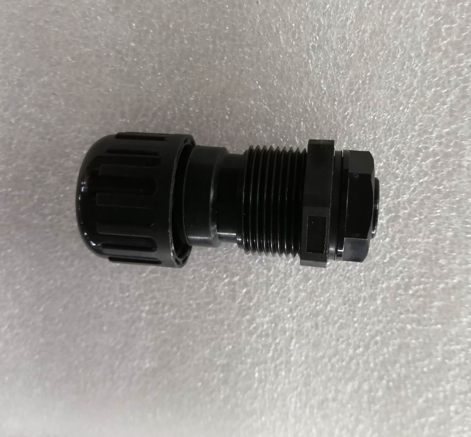 Short threaded waterproof nylon box joint N-MGW16-18B-ST-2
