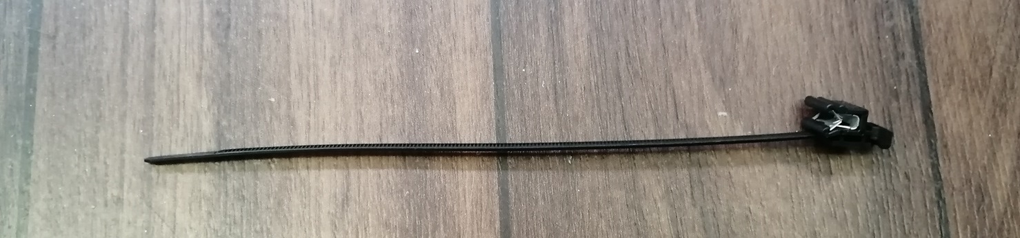 Nylon cable ties, 4.6*200*1~3mm, sheet metal, 156-00617