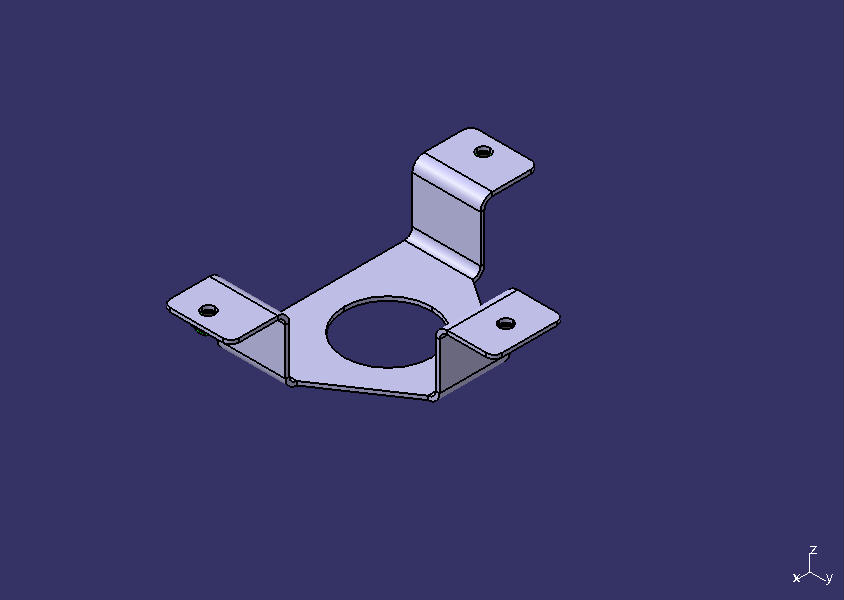 Electronic control unit bracket, fan ECU, welding