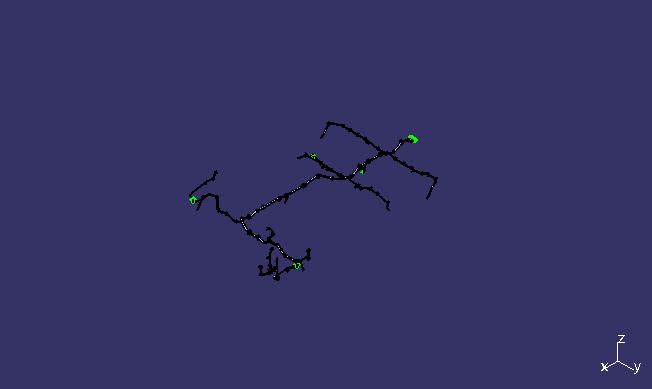 Bottom frame rear section wiring harness, ZK6710, SC28R, ABS+ no retarder