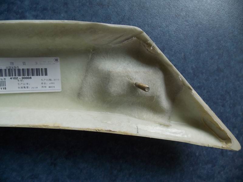 ЗК 6799H декоративная маска по периметру передней части (Стекловолокно, серебристо-белый)-3