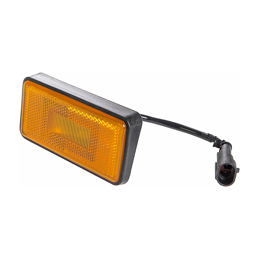Боковой указательный фонарь, HC 108 × 50 , болт лампочки, прямоугольник 12V