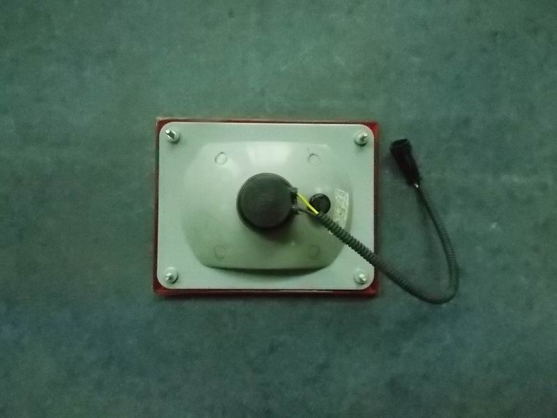 Rear turn signal, Z-HX200×160, light bulb, square, 24V-1