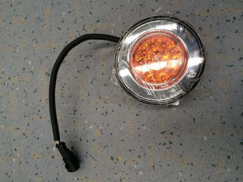 Rear turn signal, ZX493-03, LED, round, 24V