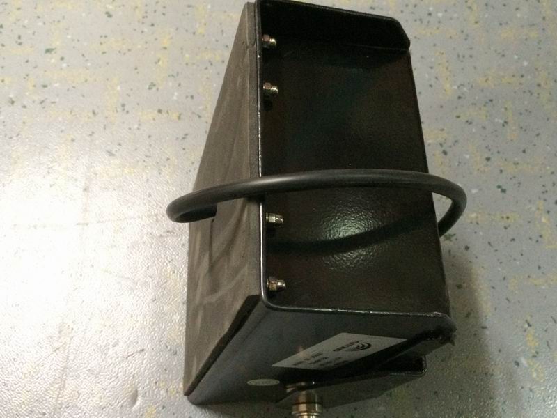 Stop indicator arm electrical box