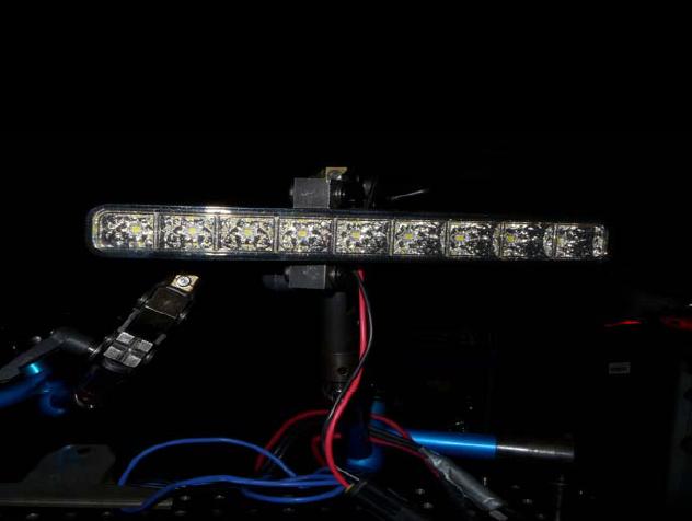 Rear turn signal, long strip, LED