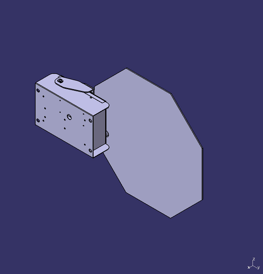 Parking signal arm, 24V, special for school bus