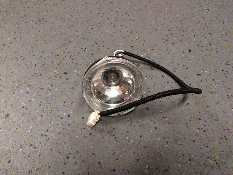 Front profile lamp, SK100×80, round, light bulb, bolt