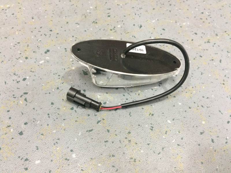 Front profile lamp, water drop shape, light bulb, bolt, 12V (left side)-1